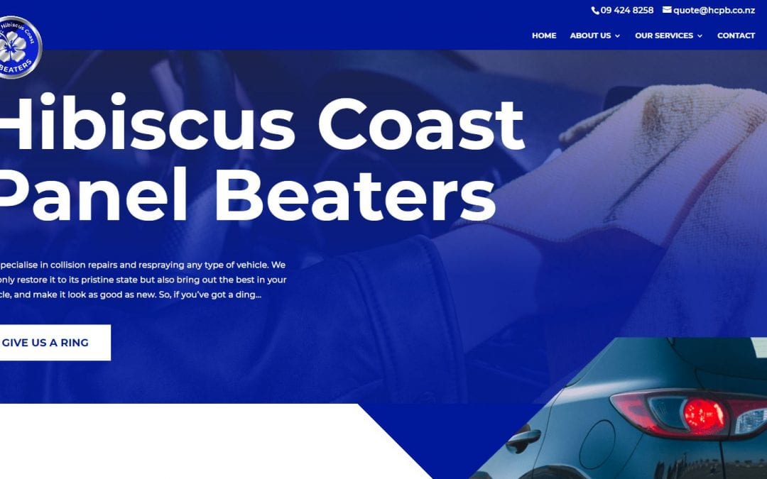 New Website for Hibiscus Coast Panel Beaters